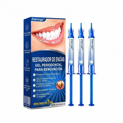 Zoencgz® 🦷🧴 Gel antibacteriano para la regeneración de las encías | Resultados visibles en 7 días