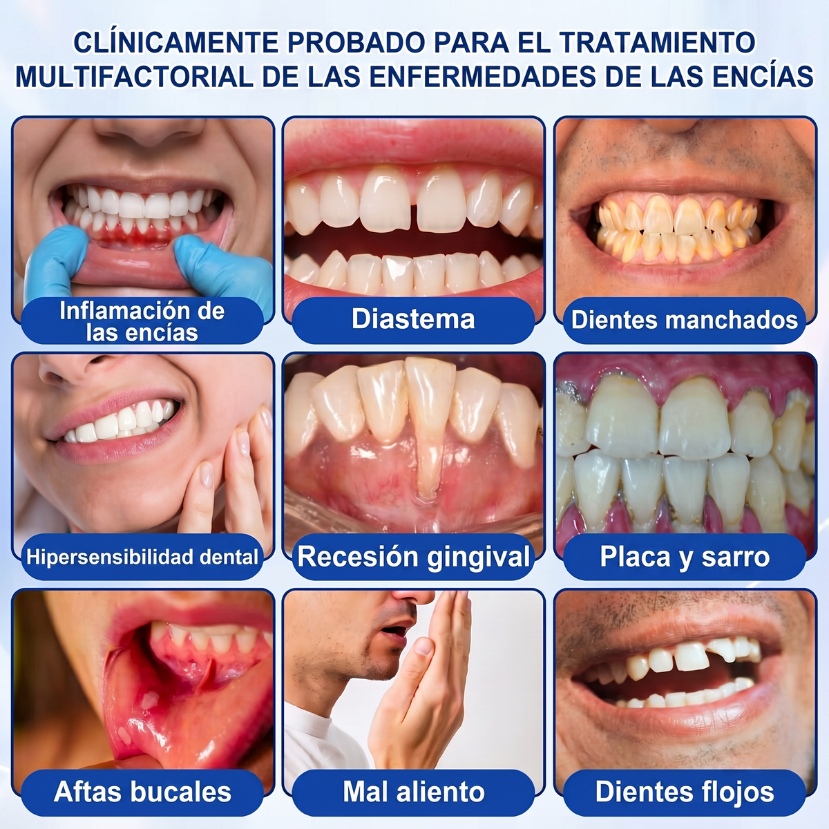 Zoencgz® 🦷🧴 Gel antibacteriano para la regeneración de las encías | Resultados visibles en 7 días