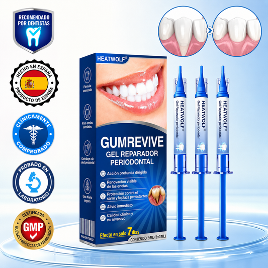 🇪🇸👨‍⚕️✅🦷HEATWOLF® GumRevive Gel Reparador Periodontal
