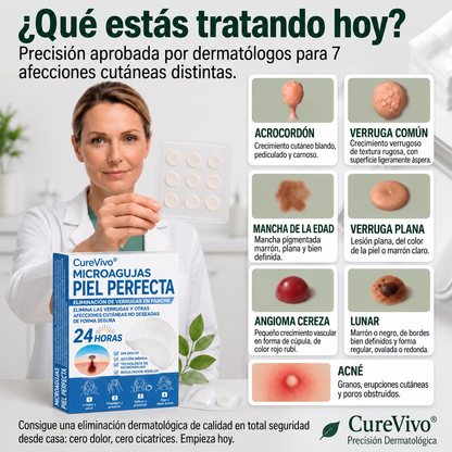 Tienda Oficial | CureVivo® Parche Cutáneo de Microagujas 01