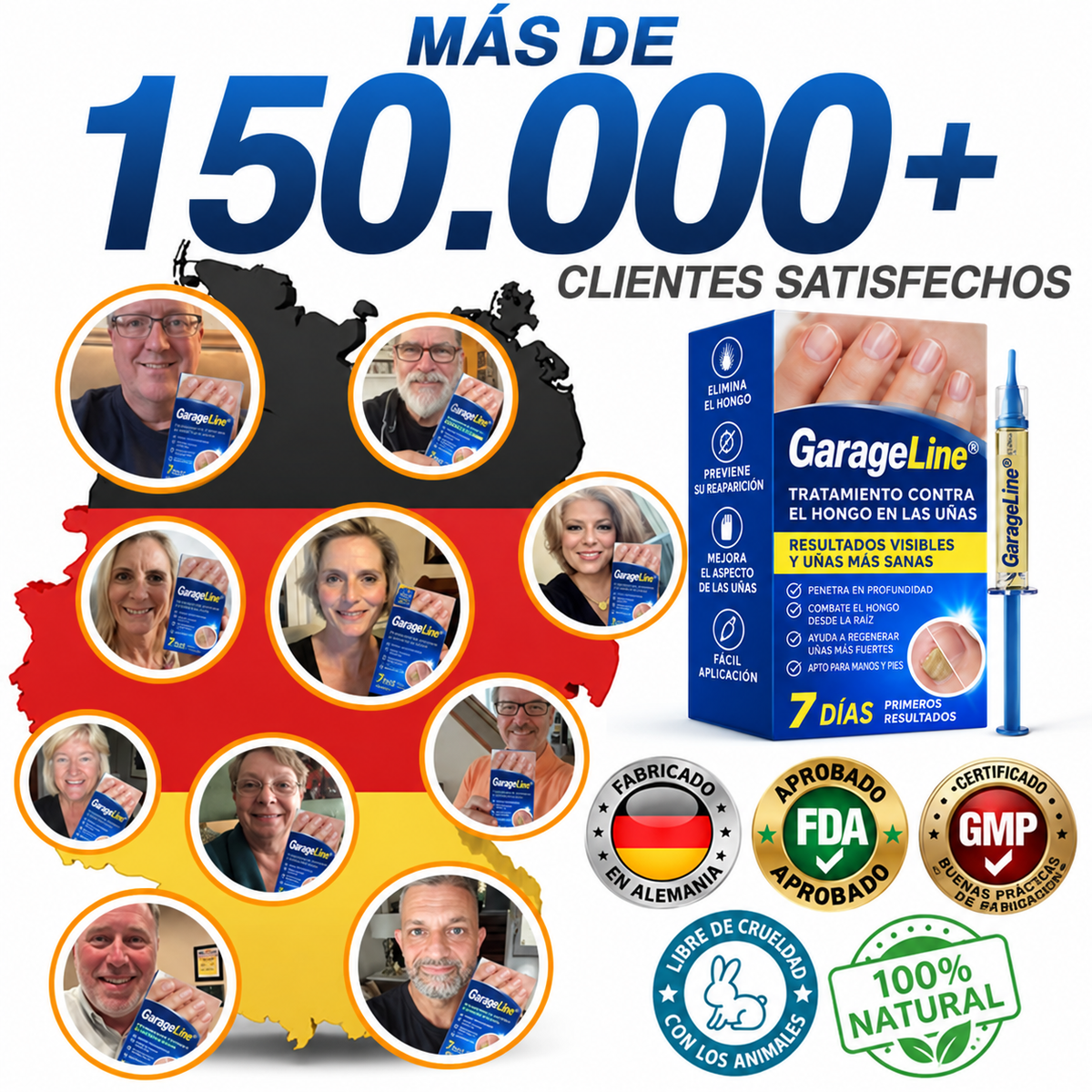 GarageLine® Tratamiento para Uñas con Veneno de Abeja Contra Hongos
