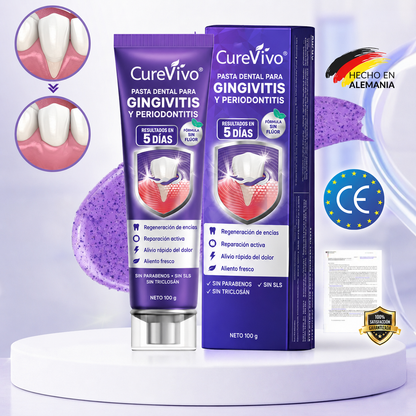 CureVivo® VioCore Zahnpasta zur Behandlung von Zahnfleischentzündungen und Parodontitis mit Bienengift🍔