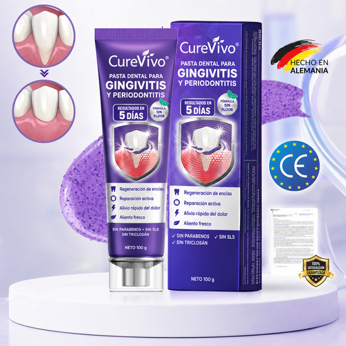 CureVivo® VioCore Zahnpasta zur Behandlung von Zahnfleischentzündungen und Parodontitis mit Bienengift🍔